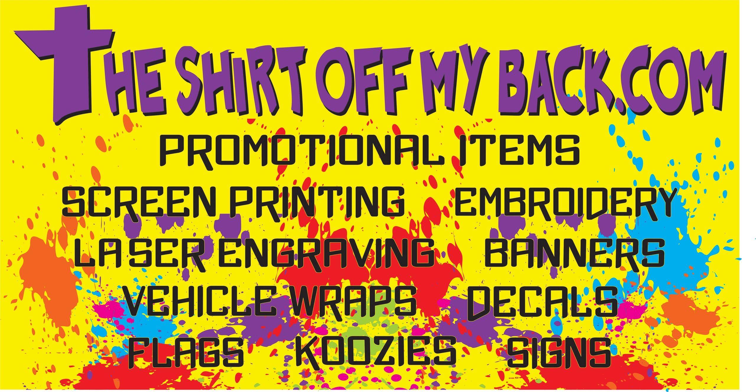 The Shirt Off My Back Screen Printing, Embroidery